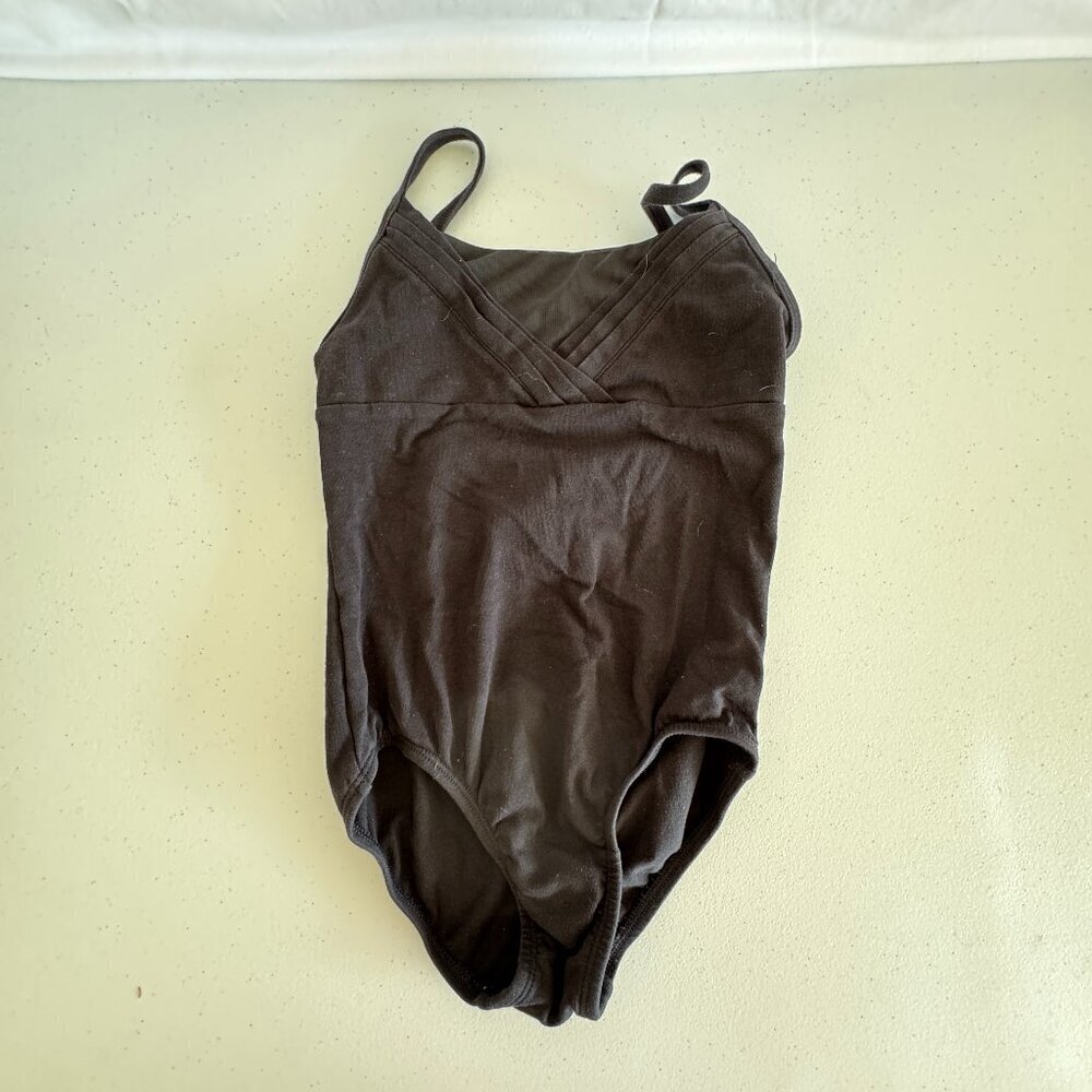Cat & Jack Black Girls’ One-Piece Leotard Size M (7/8)